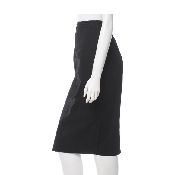 NWTS Dolce and Gabbana black pencil skirt 38 Pristine - Picture 2 of 9
